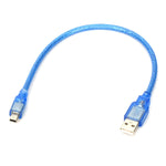 كابل USB 2.0 من AM إلى Mini 5pin، الطول: 30.5سم
