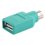 USB A Jack to mini DIN6 male Adapter (USB to PS/2), USB Female to PS/2 Male