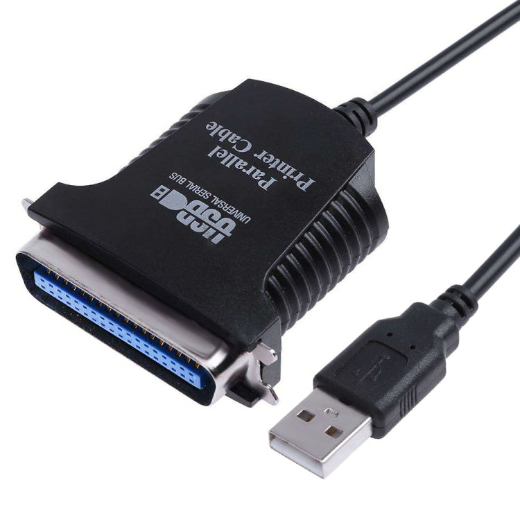 كابل محول طابعة USB إلى متوازي 1284 36 دبوس، طول الكابل: 1م، USB 2.0 إلى IEEE1284 (أسود)