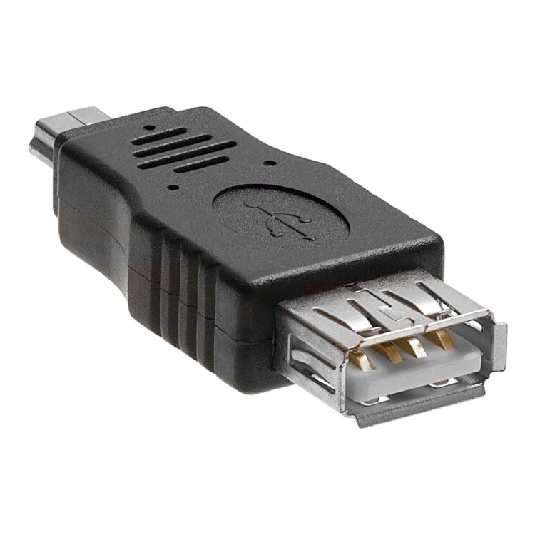 محول USB 2.0 أنثى إلى Mini USB 5Pin ذكر (وظيفة OTG)