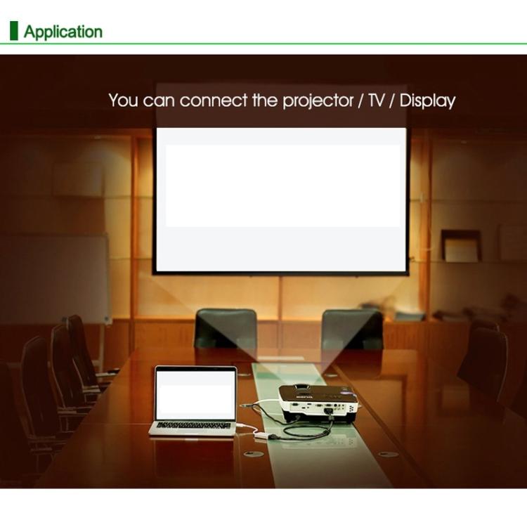 كابل HDMI إلى VGA مع مخرج صوت بدقة Full HD 1080P بطول 24سم لأجهزة الكمبيوتر / DVD / جهاز استقبال رقمي / لابتوب / هاتف محمول / مشغل وسائط، الطول: 24سم (أبيض)