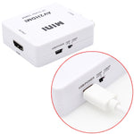 محول محول صوت Mini CVBS/L+R إلى HDMI، CVBS/L+R صوت إلى HDMI