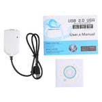 محول USB إلى VGA لشاشات متعددة / عرض متعدد، بطاقة رسومات خارجية USB 2.0، USB 2.0