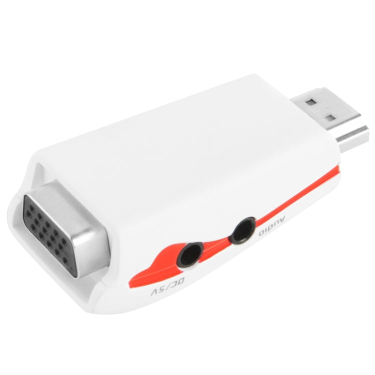 محول HDMI إلى VGA بدقة Full HD 1080P للطاقة والصوت، S-PC-0470، S-PC-0470B