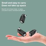 محول USB صغير ذكر إلى USB 2.0 أنثى، يدعم وظيفة OTG، بزاوية 90 درجة لليسار، بزاوية 90 درجة لليمين
