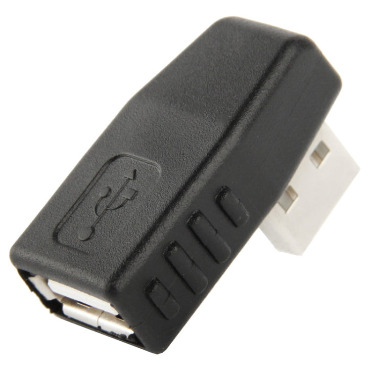 محول USB 2.0 AM إلى AF بزاوية 90 درجة، يدعم وظيفة OTG، بزاوية 90 درجة لليمين، بزاوية 90 درجة لليسار