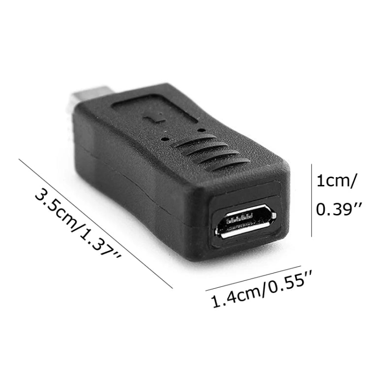 محول USB 2.0 صغير USB إلى مايكرو USB أنثى، مايكرو USB أنثى