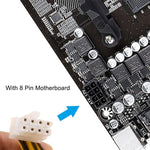 8 Pin Male to 4 Pin Female Power Cable, Length: 18.5cm, 8 Pin Male to 4 Pin Female