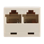 RJ45 1x2 Ethernet Connector Splitter, RJ45 Female to 2 Female