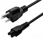 كابل طاقة لابتوب أمريكي بثلاثة دبابيس، طول الكابل: 1.5 متر، قابس أمريكي، الطول: 1.5 متر