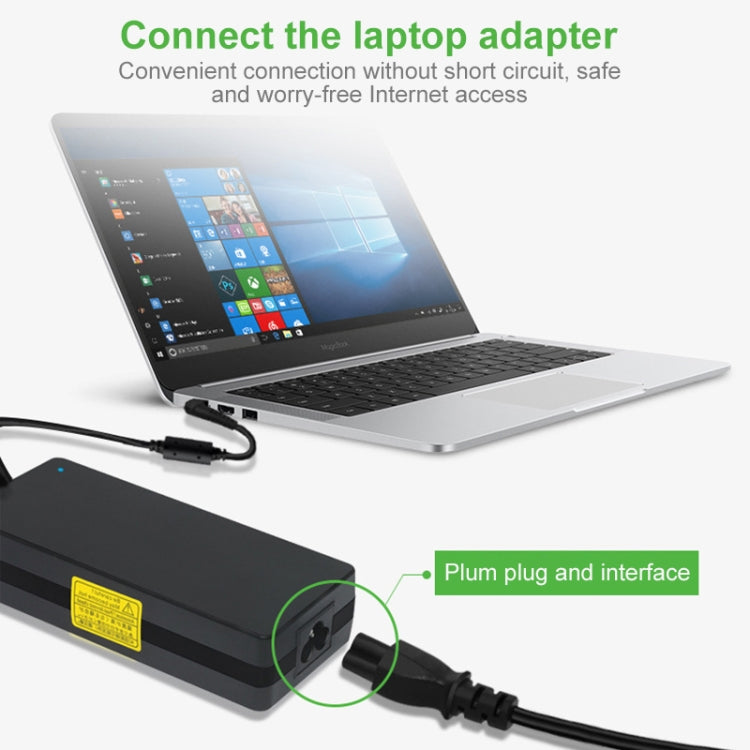 كابل طاقة لابتوب أمريكي بثلاثة دبابيس، طول الكابل: 1.5 متر، قابس أمريكي، الطول: 1.5 متر