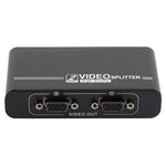 مقسم VGA من 1 إلى 2 منافذ VGA-102A بدقة 1920 × 1440، منفذين