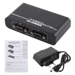 مقسم VGA من 1 إلى 2 منافذ VGA-102A بدقة 1920 × 1440، منفذين