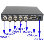 Quad Split Mode VGA(Black)