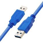 USB 3.0 A Male to A Male AM-AM Extension Cable, Length: 1.5m, Length: 1.5m