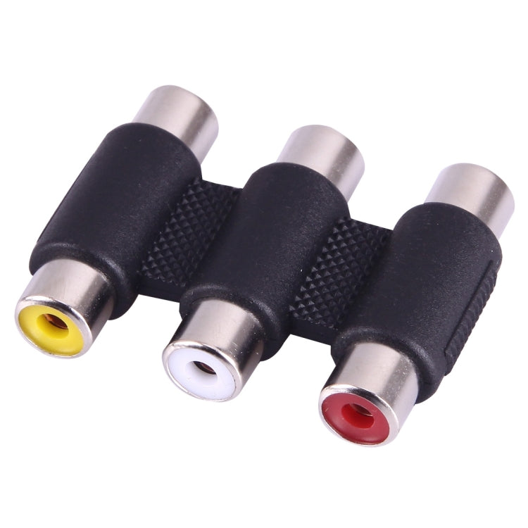 محول AV أنثى إلى أنثى 3 RCA صوت وفيديو، 3 RCA AV أنثى إلى أنثى