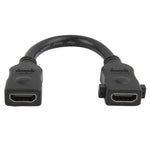 كابل HDMI أنثى إلى أنثى 19 دبوس بطول 18 سم، HDMI أنثى، الطول: 18 سم