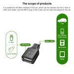 محول USB صغير ذكر إلى USB 2.0 أنثى مع وظيفة OTG، USB أنثى