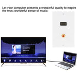 لوحة حائط بمقبس HDMI أنثى + RCA أنثى