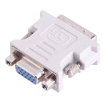 محول فيديو DVI-I ذكر مزدوج الرابط 24 + 5 إلى VGA أنثى 15 دبوس لشاشة المراقبة