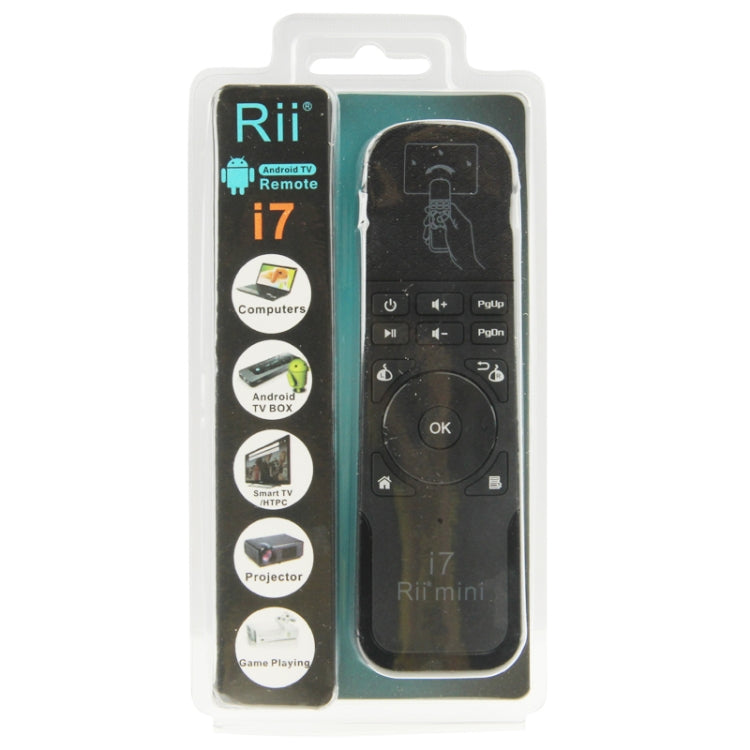 Rii i7 Mini Wireless Air Mouse Keyboard Remote for HTPC / Android TV Box / Xbox360, Rii i7