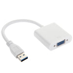USB 3.0 to VGA Multi-display Adapter Converter External Video Graphic Card, USB 3.0
