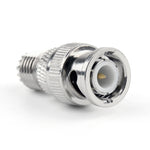 BNC Male + Mini UHF Female Connector RF Coaxial Adapter, Male + Mini UHF