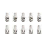 10 PCS BNC Plug to F Jack Connector, Comes in Durable Construction, BNC Plug