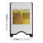 قارئ بطاقة محول Compact Flash CF إلى بطاقة PC PCMCIA، من CF إلى PC