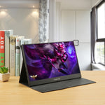 HSD-1330X شاشة عرض ضيقة محمولة للألعاب بدقة 1080P مقاس 13.3 بوصة، 13.3 بوصة