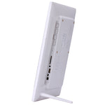 إطار صور رقمي LED بحجم 13 بوصة مع جهاز تحكم عن بعد، مشغل MP3 / MP4 / أفلام، يدعم إدخال USB / بطاقة SD، مكبر صوت ستيريو مدمج، 13 بوصة