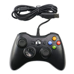 USB 2.0 Wired Controller Gamepad for XBOX360, Plug and Play, Cable Length: 2.5m, For XBOX360, For XBOX360 (Black)