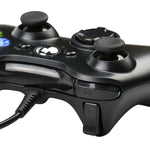 USB 2.0 Wired Controller Gamepad for XBOX360, Plug and Play, Cable Length: 2.5m, For XBOX360, For XBOX360 (Black)