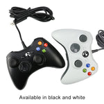 USB 2.0 Wired Controller Gamepad for XBOX360, Plug and Play, Cable Length: 2.5m, For XBOX360, For XBOX360 (Black)
