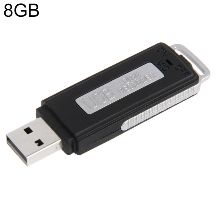 مسجل صوت USB + فلاش USB بسعة 8 جيجابايت