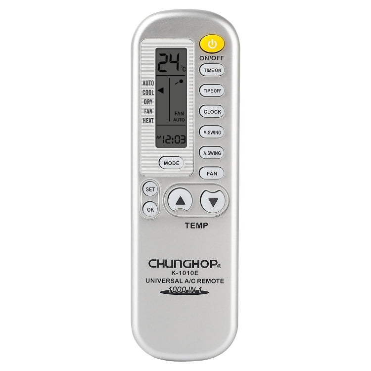 جهاز تحكم عن بعد عالمي لمكيف الهواء Chunghop (K-1010E)، K-1010E