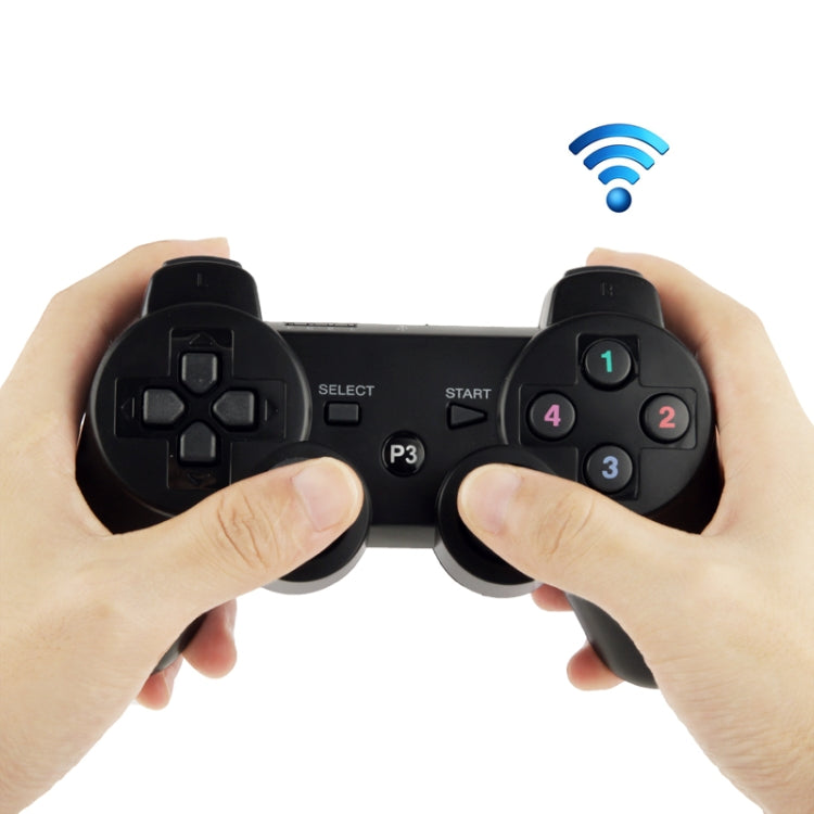 Double Shock III Wireless Controller, Manette Sans Fil Double Shock III for Sony PS3, Has Vibration Action(with logo)