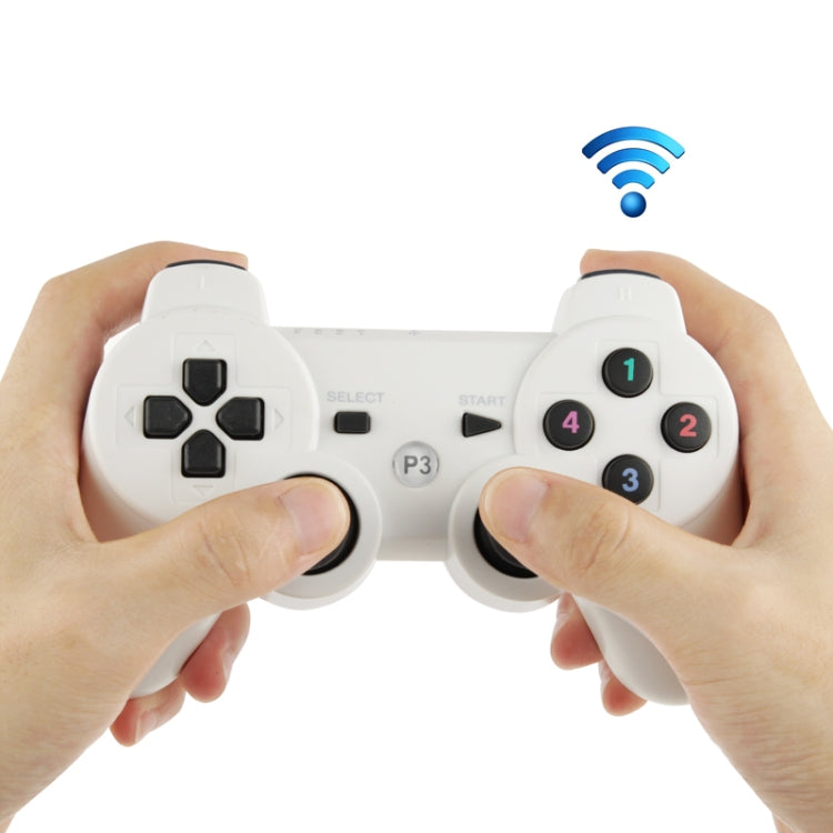 يد تحكم لاسلكية Double Shock III، يد تحكم لاسلكية Double Shock III لجهاز Sony PS3، مع خاصية الاهتزاز (مع الشعار)