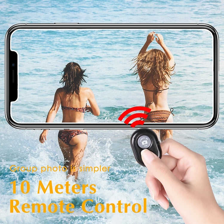 BRCMCOM Chip Universal Bluetooth 3.0 Remote Shutter Camera Control Self-timer, White, Black