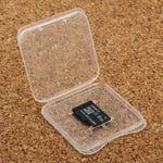 100 PCS Transparent Plastic Storage Card Box for Micro SD Card (TF Card), TF Card