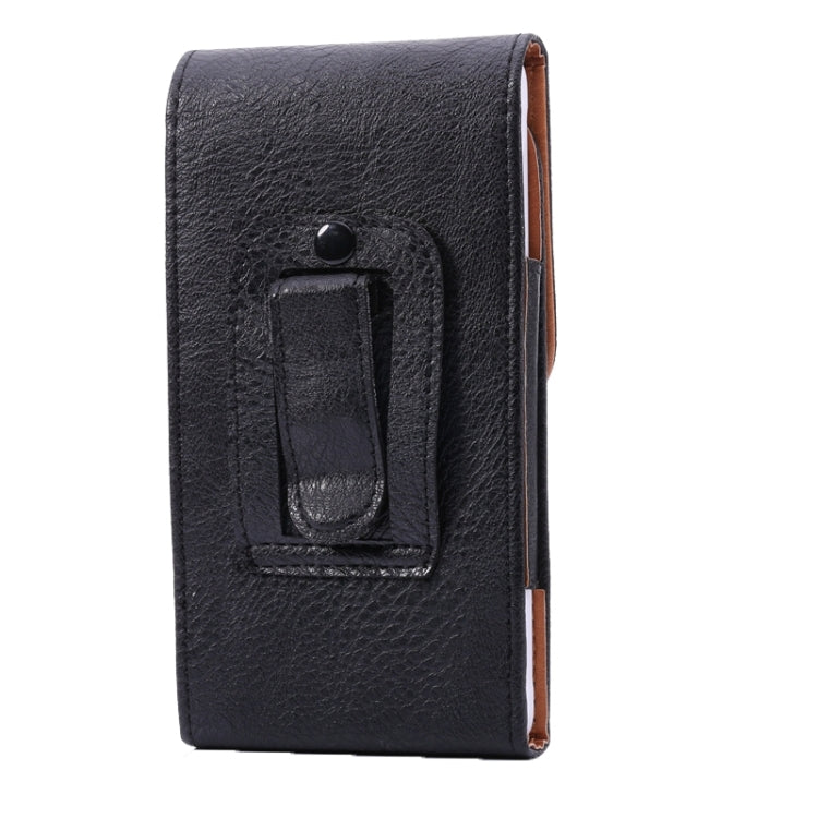 Litchi Texture Vertical Style Waist Bag for iPhone 6s Plus / iPhone 6 Plus & Galaxy Note 8 / Note 5 / Note 4 / Note III / S6 Edge Plus