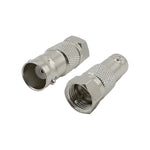 BNC Jack To F Plug Connector, BNC To F