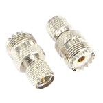 Mini UHF Male to UHF Female Connector RF Coaxial Adapter, UHF Male to UHF Female