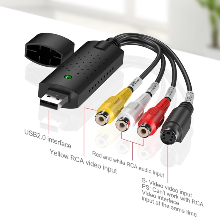 DVD Maker USB 2.0 Video Capture & Edit (Easy CAP), Support MPEG-1/MPEG-2 Compression Format, Chip: MA2106, DC60, EM2860 Chip, MA2106 Chip