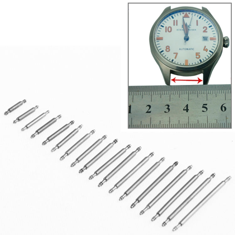 8-25mm Stainless Steel Ears Kit Watch Repair Tool Watch Band Spring Bars, 8-25mm