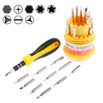 31 in 1 Micro Pocket Precision Screwdriver Watch Repair Tool Set Kit, Random Color Delivery, 31 in 1