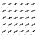 31 in 1 Micro Pocket Precision Screwdriver Watch Repair Tool Set Kit, Random Color Delivery, 31 in 1