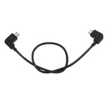 كابل تحويل بيانات Micro USB إلى Micro USB بطول 30 سم لجهاز تحكم DJI MAVIC PRO و SPARK، للهواتف الذكية والأجهزة اللوحية، Micro USB إلى Micro USB