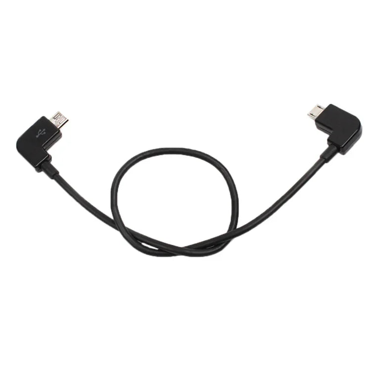 كابل تحويل بيانات Micro USB إلى Micro USB بطول 30 سم لجهاز تحكم DJI MAVIC PRO و SPARK، للهواتف الذكية والأجهزة اللوحية، Micro USB إلى Micro USB