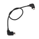كابل تحويل بيانات Micro USB إلى Micro USB بطول 30 سم لجهاز تحكم DJI MAVIC PRO و SPARK، للهواتف الذكية والأجهزة اللوحية، Micro USB إلى Micro USB